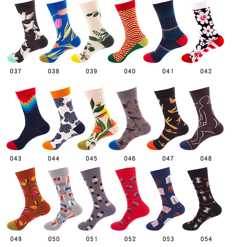 New design womens cute cotton stockings popular sublimation  socks men tube skateboard autumn winter trend socks