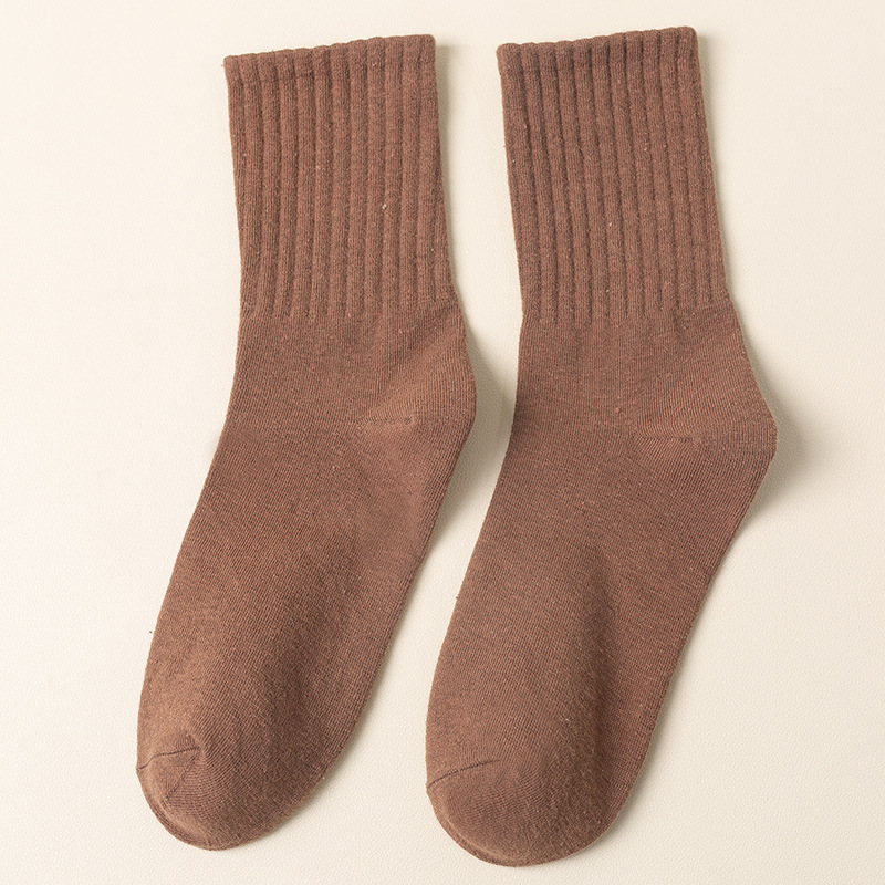 high quality low MOQ 100% cotton socks men women   crew socks  socks