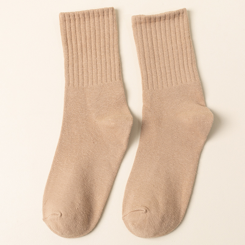 high quality low MOQ 100% cotton socks men women   crew socks  socks