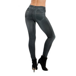  High Quality Yoga Trousers Womens Europe Popular Tight Denim Leggings Seamless Jean Leggings