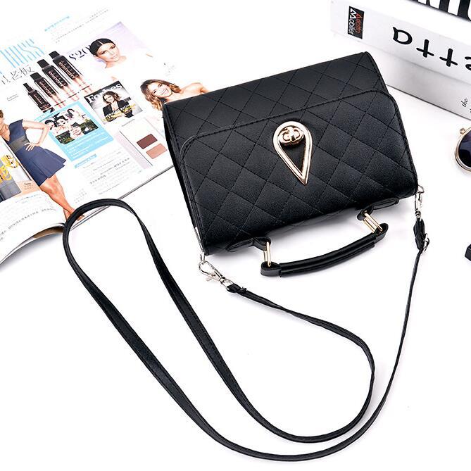 Women’s Trendy PU Leather Messenger Bag Fashion Solid Color Crossbody Handbags for Ladies