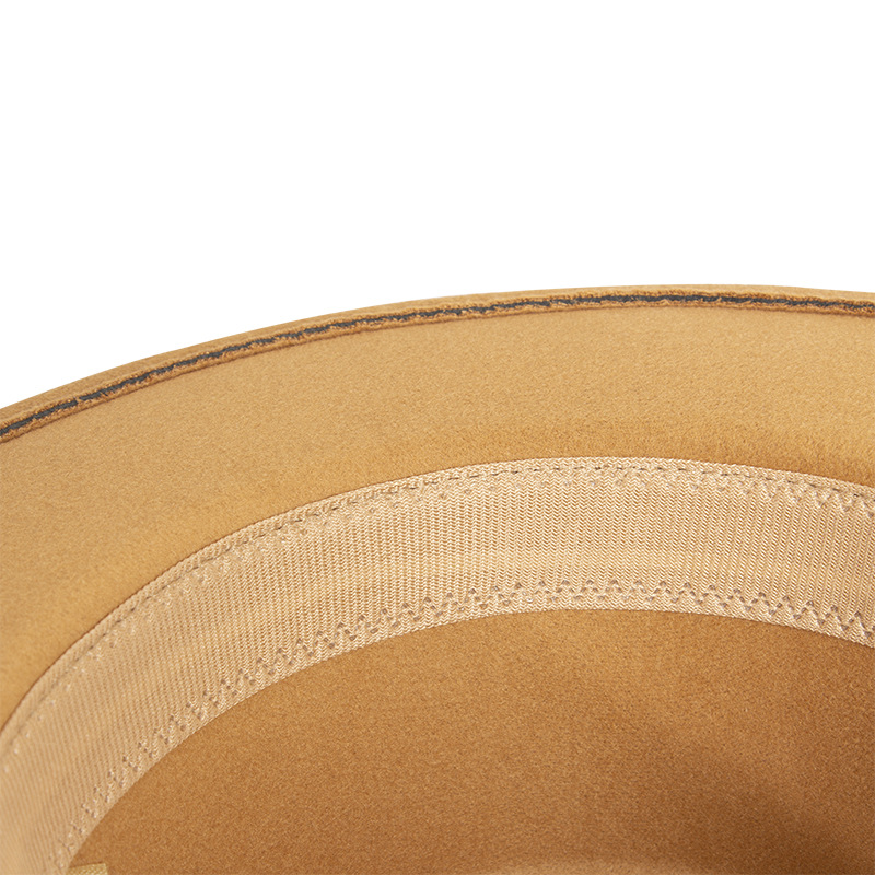 Hf0002 Fashion Fedora Hats Women    New Designer Fadora Hat Womens Wool Wide Brim Caps