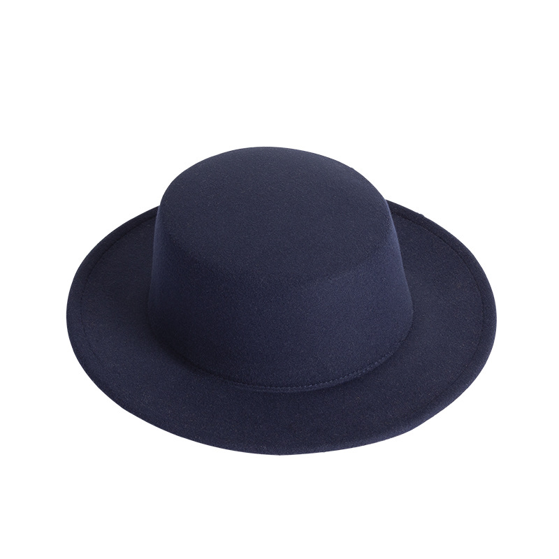 Hf0002 Fashion Fedora Hats Women    New Designer Fadora Hat Womens Wool Wide Brim Caps