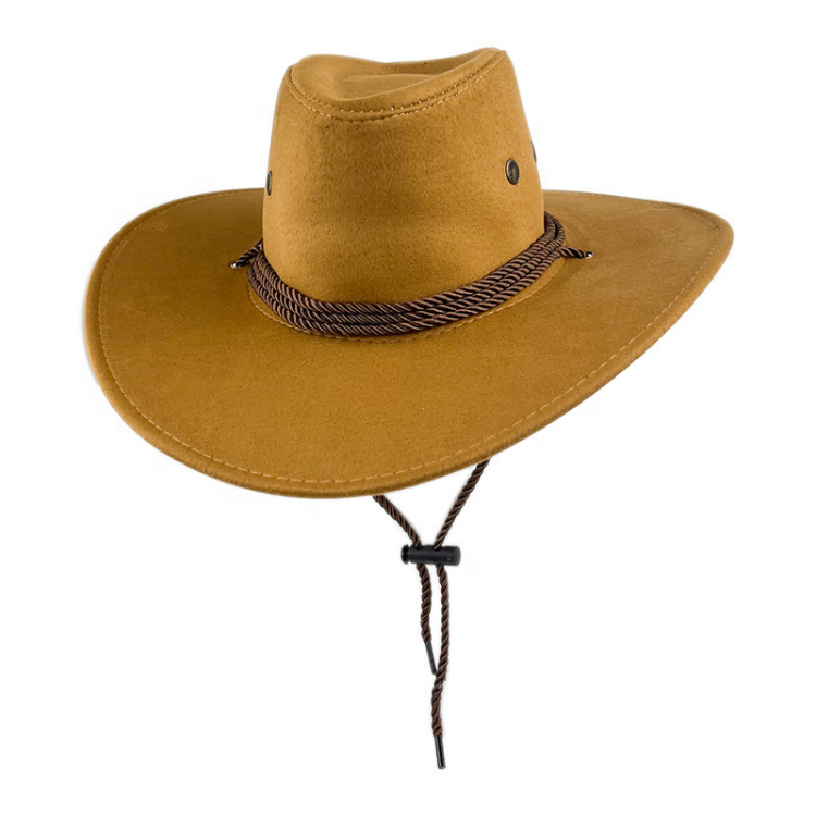 High Quality 11 Colors In Stock Handmade Wide Brim Cowboy Hat Men Wool Cowboy Hat  Mexican Jazz Hat For Woman