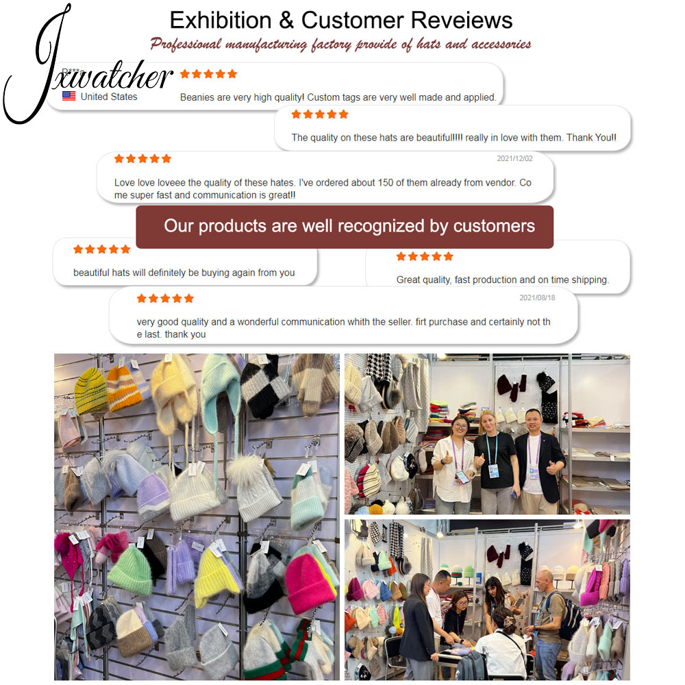 Winter Women Men  Cashmere Wool Knitted Beanies Skully   Classic Striped Unisex Plain  Knit Bea