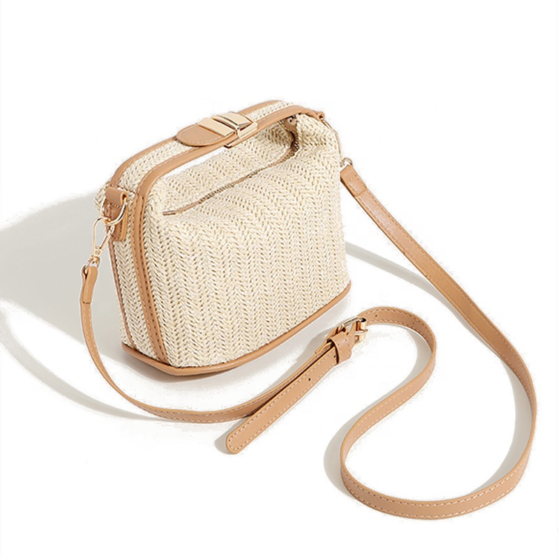 New Arrivals Fashion Casual Crossbody Shoulder Bag Purse Straw Women Small Handbags