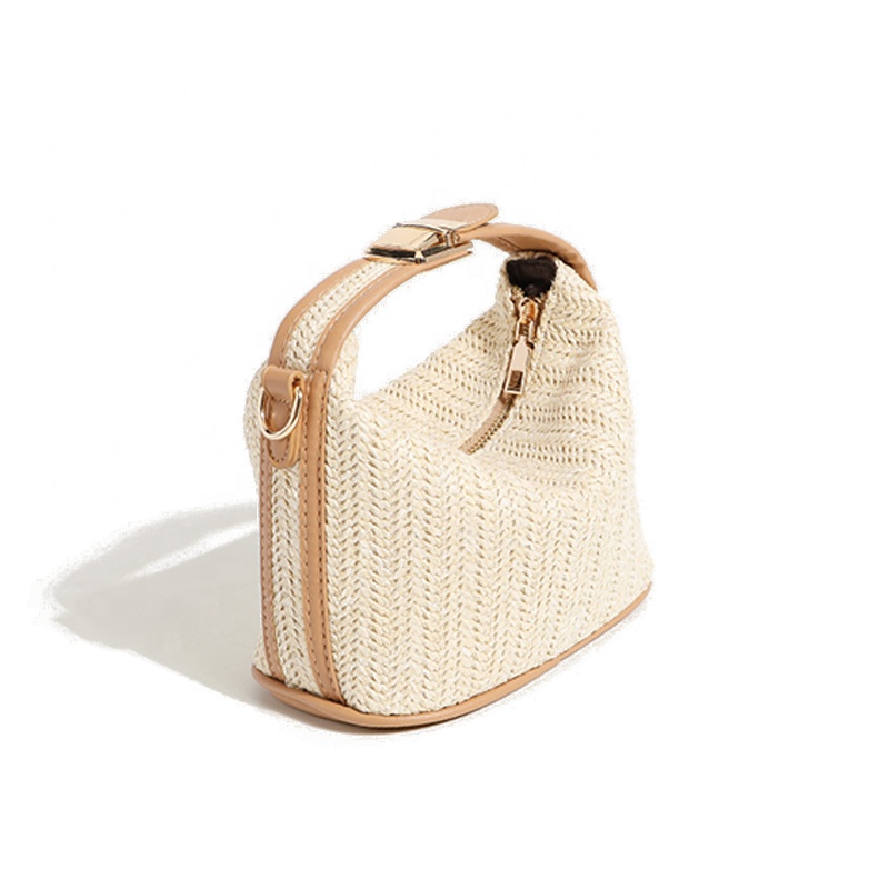 New Arrivals Fashion Casual Crossbody Shoulder Bag Purse Straw Women Small Handbags