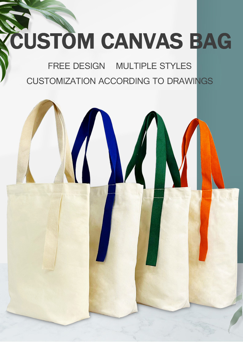 Hot Product Canvas Tote Bags Shopping Travel Women Canvas Bag  Colorful  Printed Pattern Beach Tote Bag Cotton