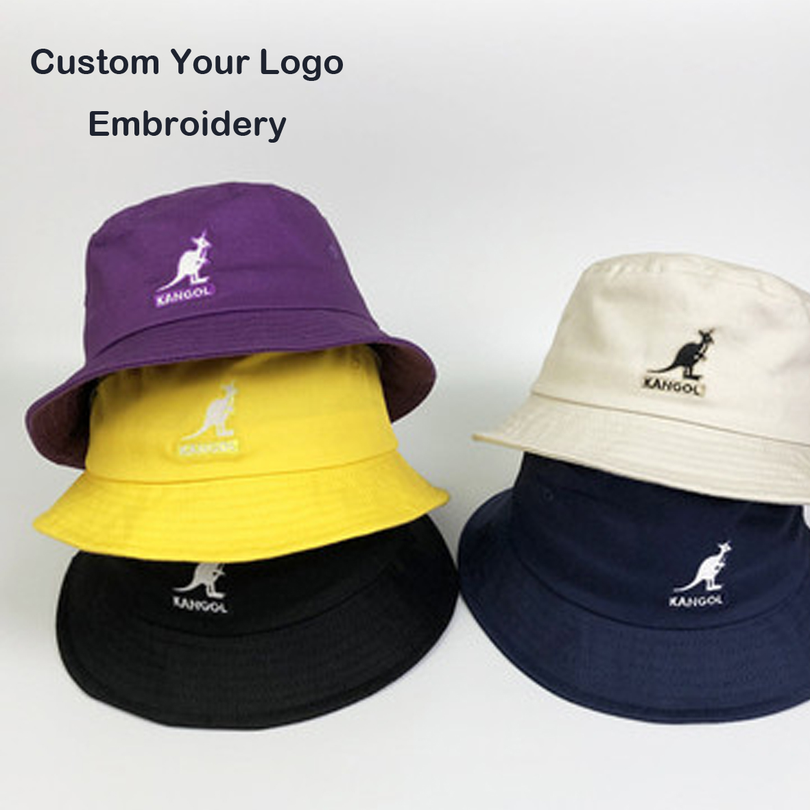Promotional  made fashion new design Double-sided fisherman hat womens bucket hat