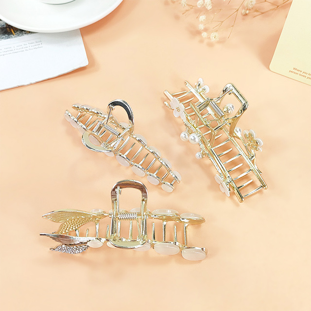  New High Quality Pearl Hair Clip Fashion Trend Pearl Hair Clip Three Styles Hairpins Pearl