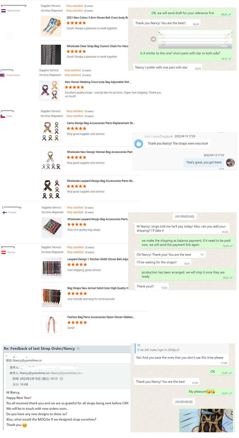 5CM Width Woven Adjustable Detachable Replacement Women Crossbody Changeable Tote Bag Strap Parts Accessories