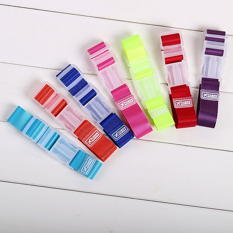 DWDP-BC37 Adjustable Luggage Straps Nylon Luggage Accessories Strap Belt Lock Hooks Travel Suitcase Bag Luggage Straps B