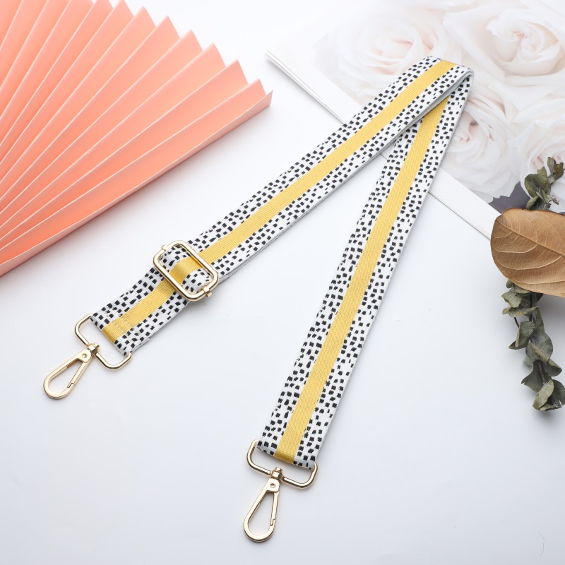 Solid Color Striped Pattern Bag Strap Replaceable Wide Handbag Strap Crossbody Bag accessories Adjustable bag strap