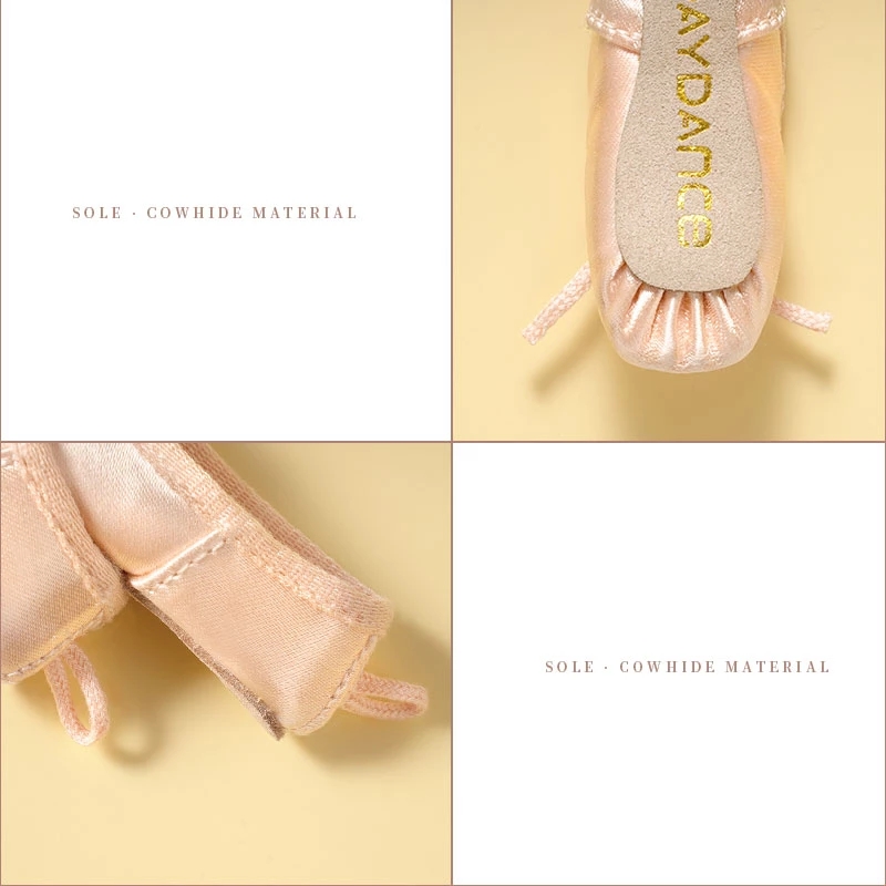 Handmade Mini Satin Pointe Shoes Keyring Ballet Shoes Keychain Bag Pendant Accessories