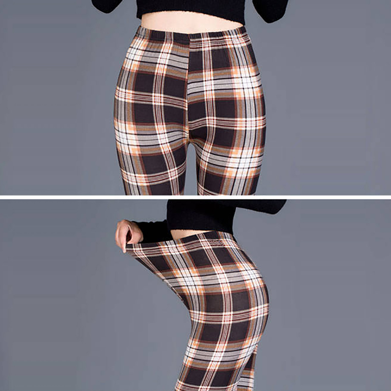 Women's high waisted double sided ground high elastic leggings for all year round