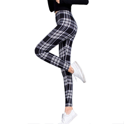 Women's high waisted double sided ground high elastic leggings for all year round