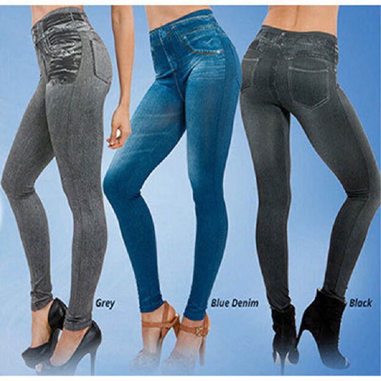 High Quality Women Pencil Long Pants Patchwork Distressed Stacked Jeans Trousers For Ladies