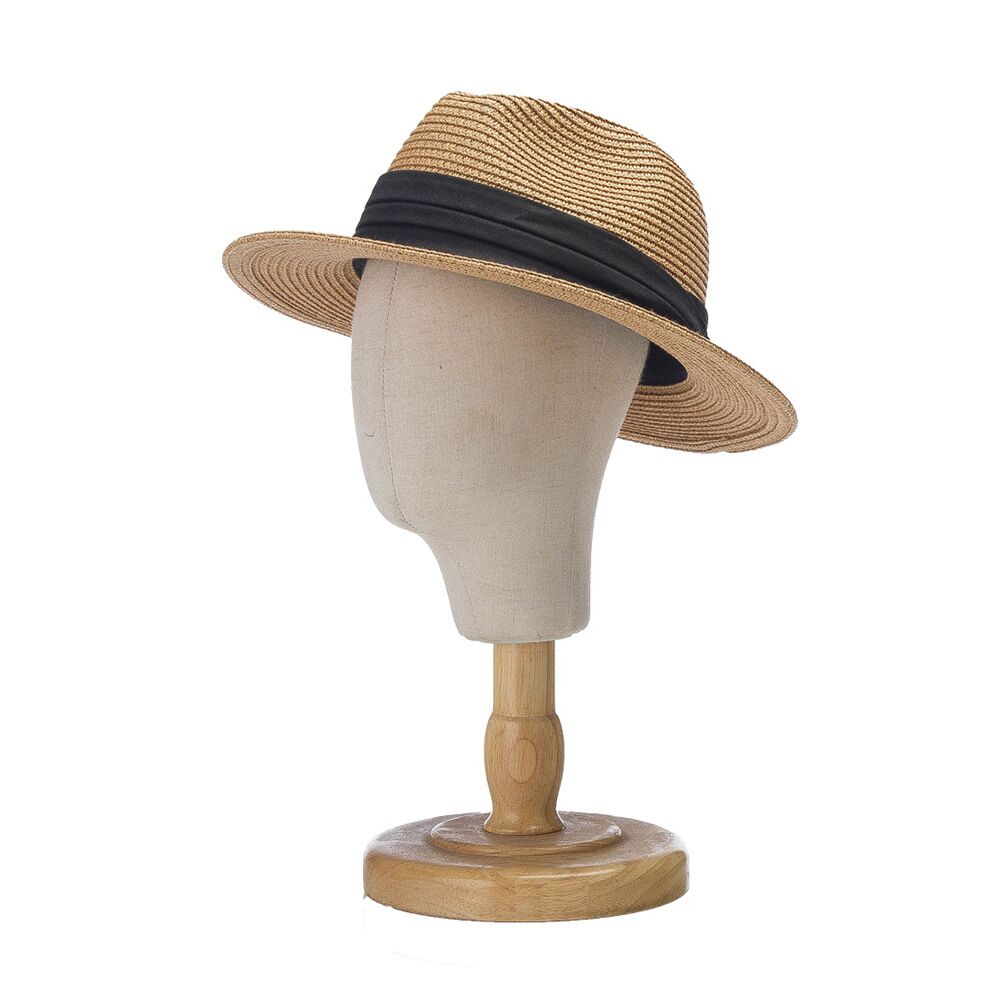 Hat Spring Summer Breathable Straw Braid Floppy Hat for Women & Men, Outdoor Sun Protection