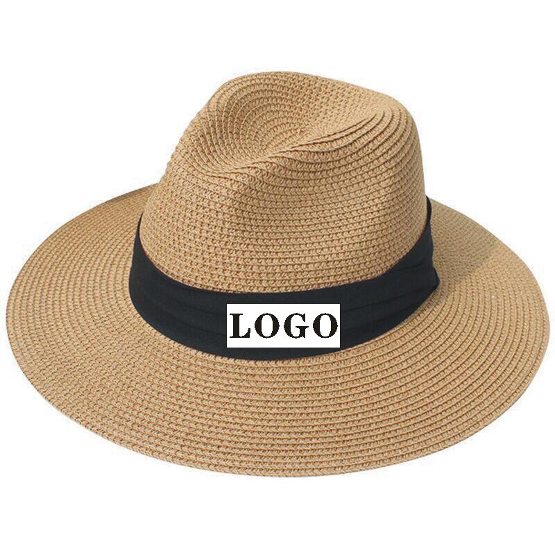 Hat Spring Summer Breathable Straw Braid Floppy Hat for Women & Men, Outdoor Sun Protection
