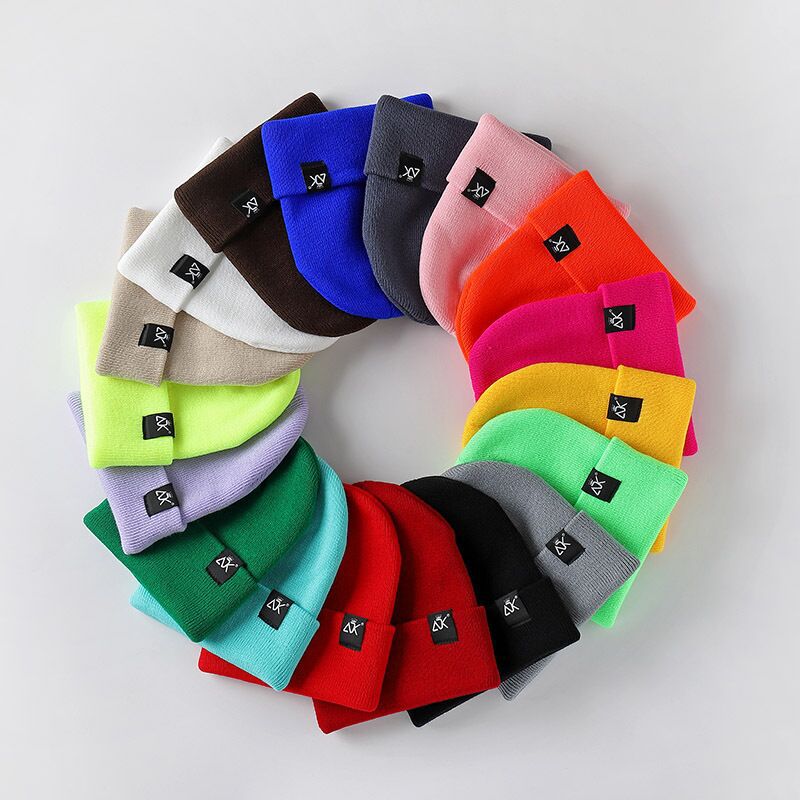 2022 new design bulk same  patch embroidery  hot selling beanies