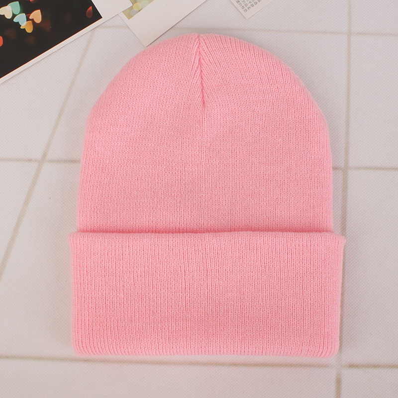   Winter Hat Embroclothes beanie Unisex Adults Knitted Beanies 