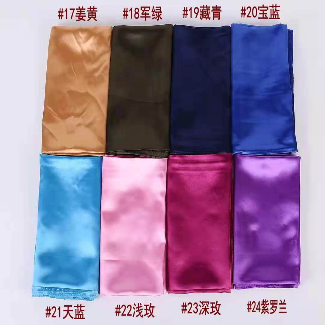 Summer Collection 35 x 35 Inch Digital Print Scarf, Washable Milk Square Scarf with Label ( Piece )