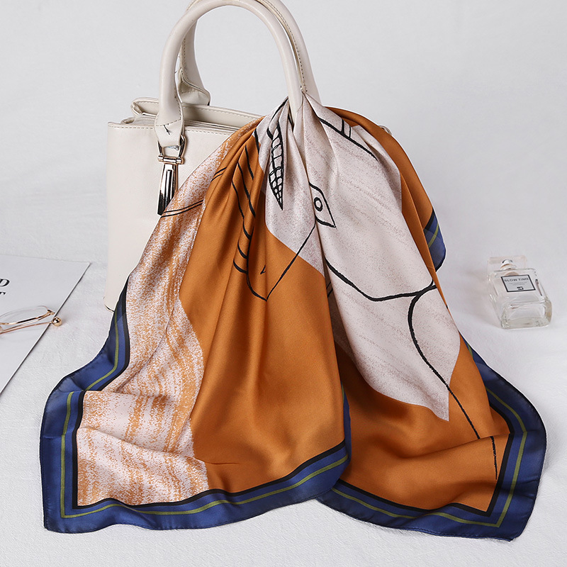 New Style Sweet Classic Polka Dot 27.5 Inch x 27.5 Inch Scarf Women's Small Square Scarves