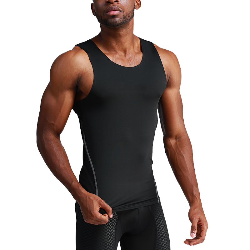  Brand Men's Fitness Singlet Tank Tops Workout Sleeveless Muscle Tops  Sports Clothes