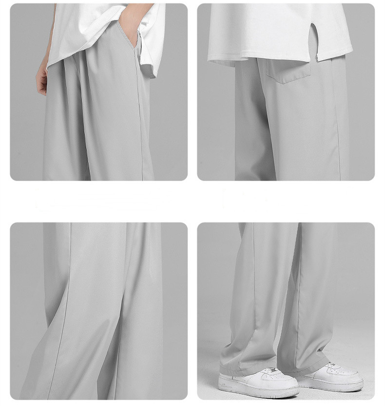   price mens pants& trousers men casual Straight wide leg Pants men's cargo pants