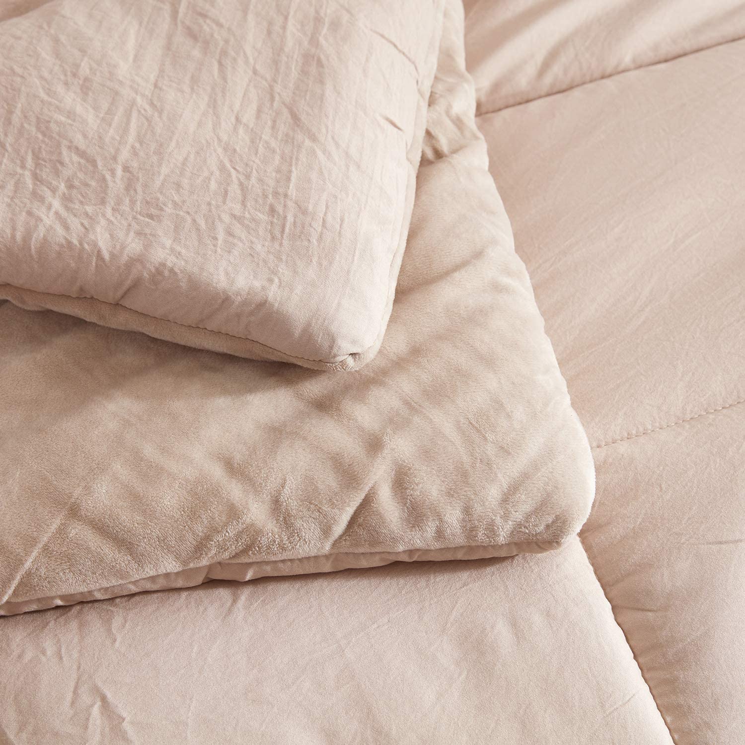 Stitching 100% Polyester  Thick  Comforter Sets Bedding