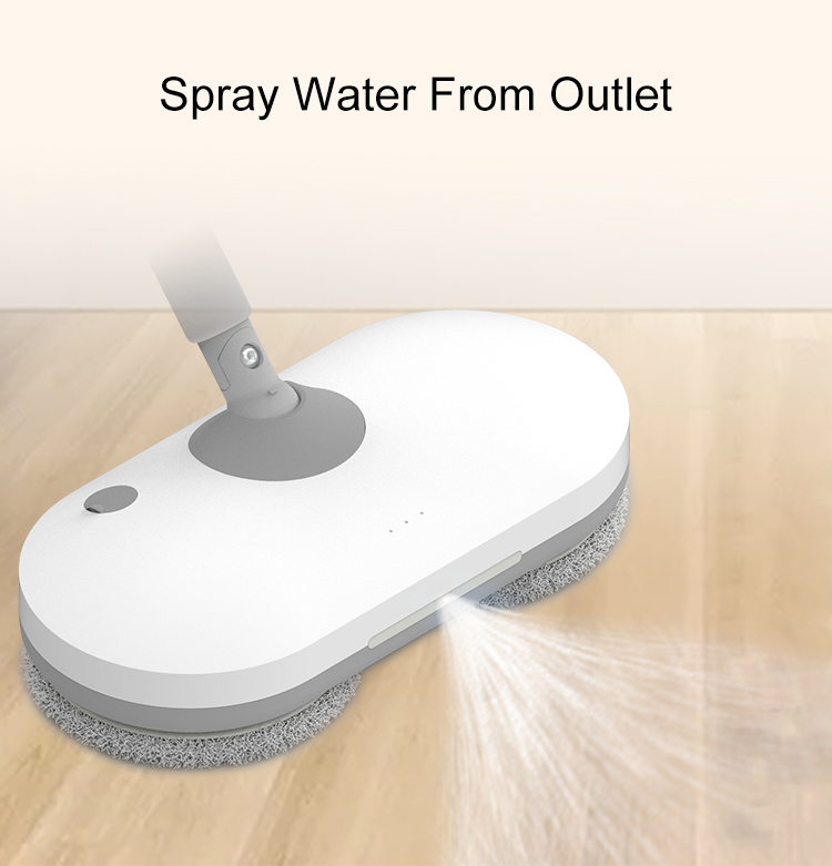 High Quality Healthy Smart  Spray Water Microfiber Gadgets Cordless Hand Mopping Electric Mop For Floor Cleaning Home Ba