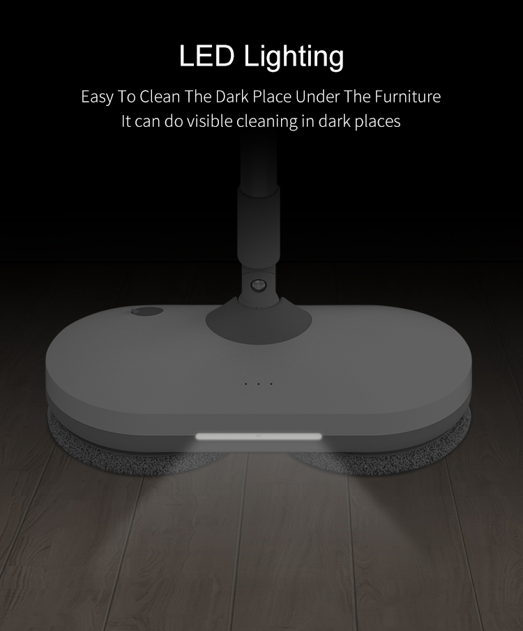 High Quality Healthy Smart  Spray Water Microfiber Gadgets Cordless Hand Mopping Electric Mop For Floor Cleaning Home Ba