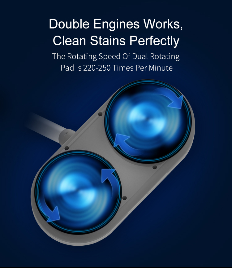 High Quality Healthy Smart  Spray Water Microfiber Gadgets Cordless Hand Mopping Electric Mop For Floor Cleaning Home Ba