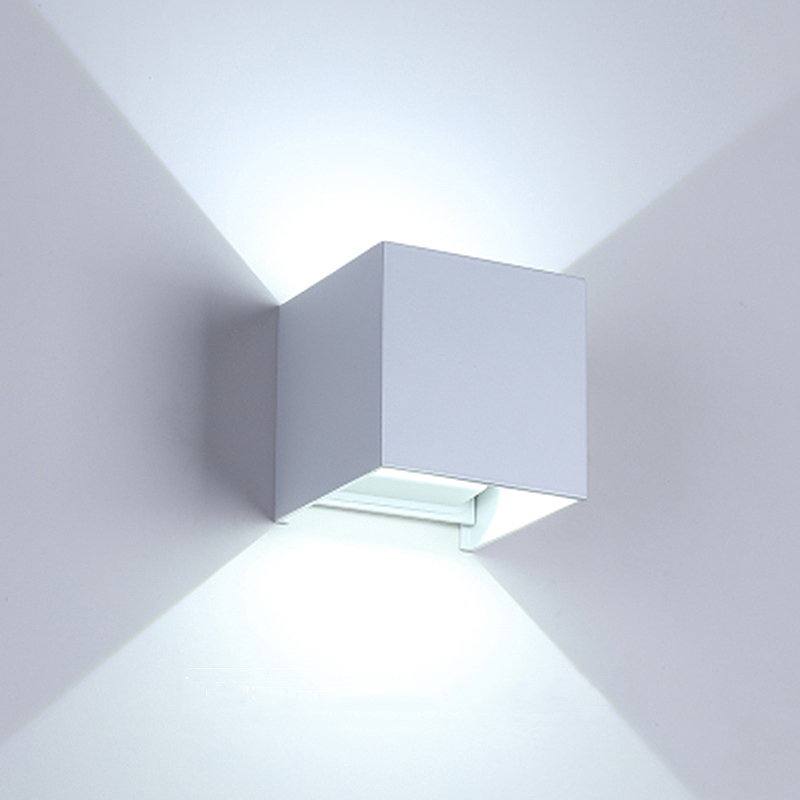 Indoor 6W LED Wall Lamp Up and Down Aluminum Decorate Wall Sconce bedroom LED Wall Light Waterproof Lighting