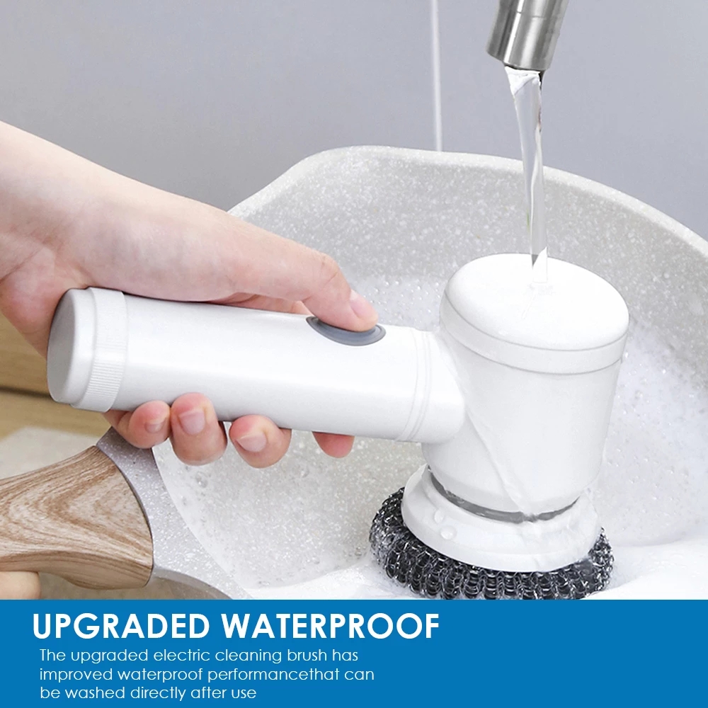 battery electric cleaning brush electric cleaning brush rechargeable for bathroom