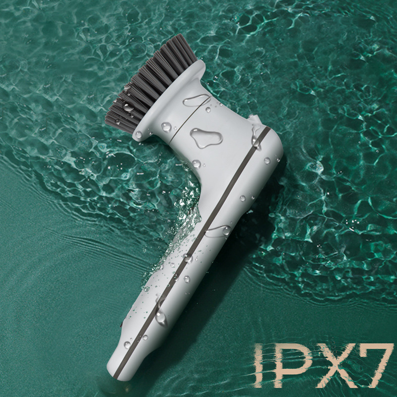 DS1627 Bathroom Kitchen Shower Scrubber USB Rechargeable Cordless Cleaning Brush Multifunction Handheld Electric Cleanin