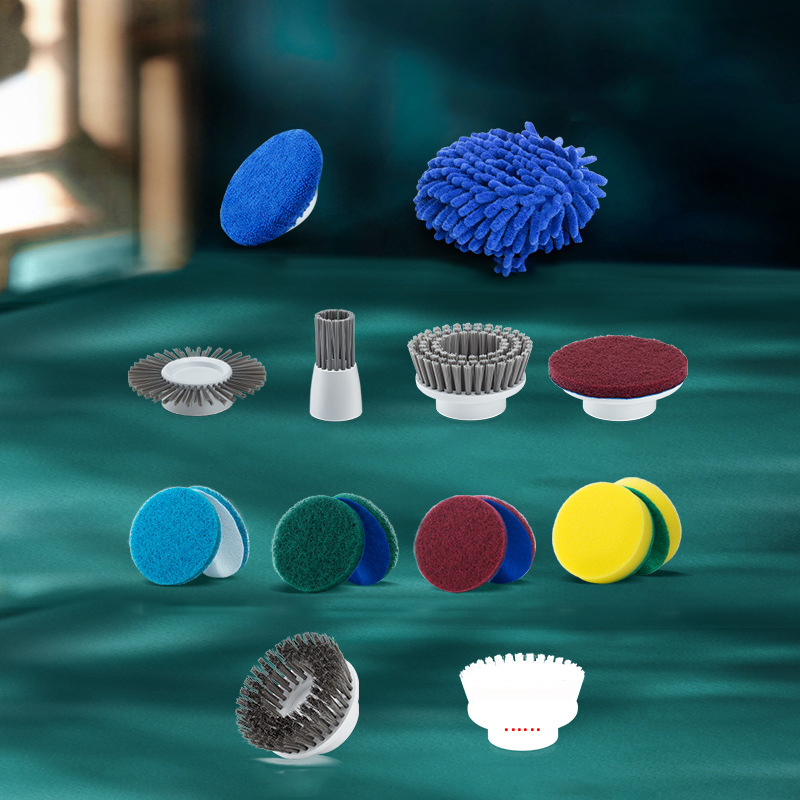 DS1627 Bathroom Kitchen Shower Scrubber USB Rechargeable Cordless Cleaning Brush Multifunction Handheld Electric Cleanin