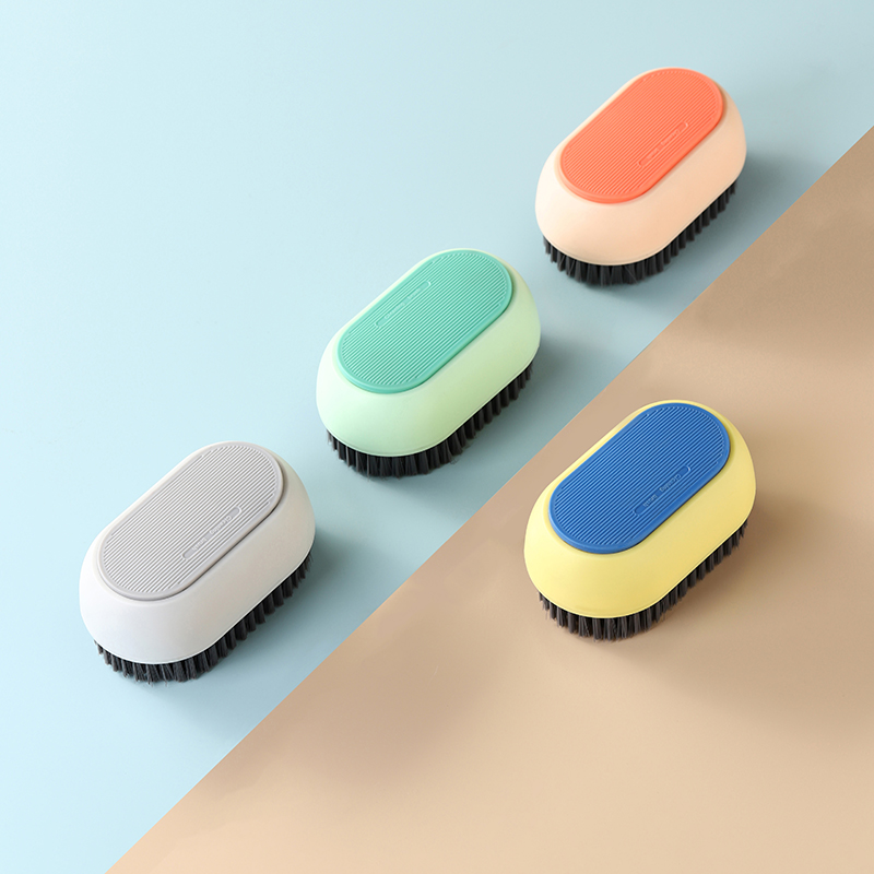 Long Handle Soft Bristle Shoe Brush Contrast Color Laundry Home Cleaning Wash Multifunctional Brush Set