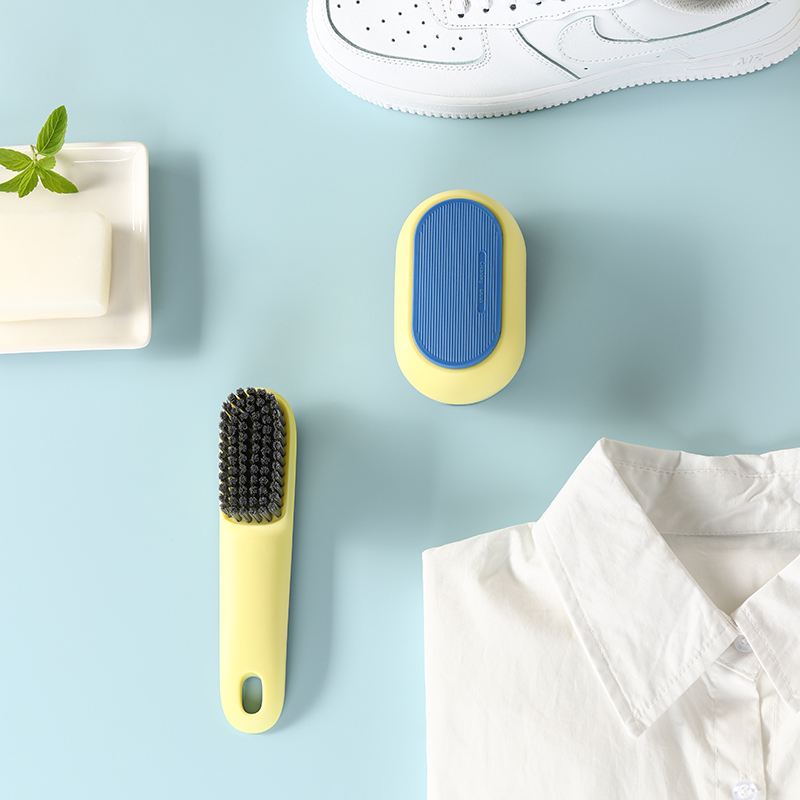 Long Handle Soft Bristle Shoe Brush Contrast Color Laundry Home Cleaning Wash Multifunctional Brush Set