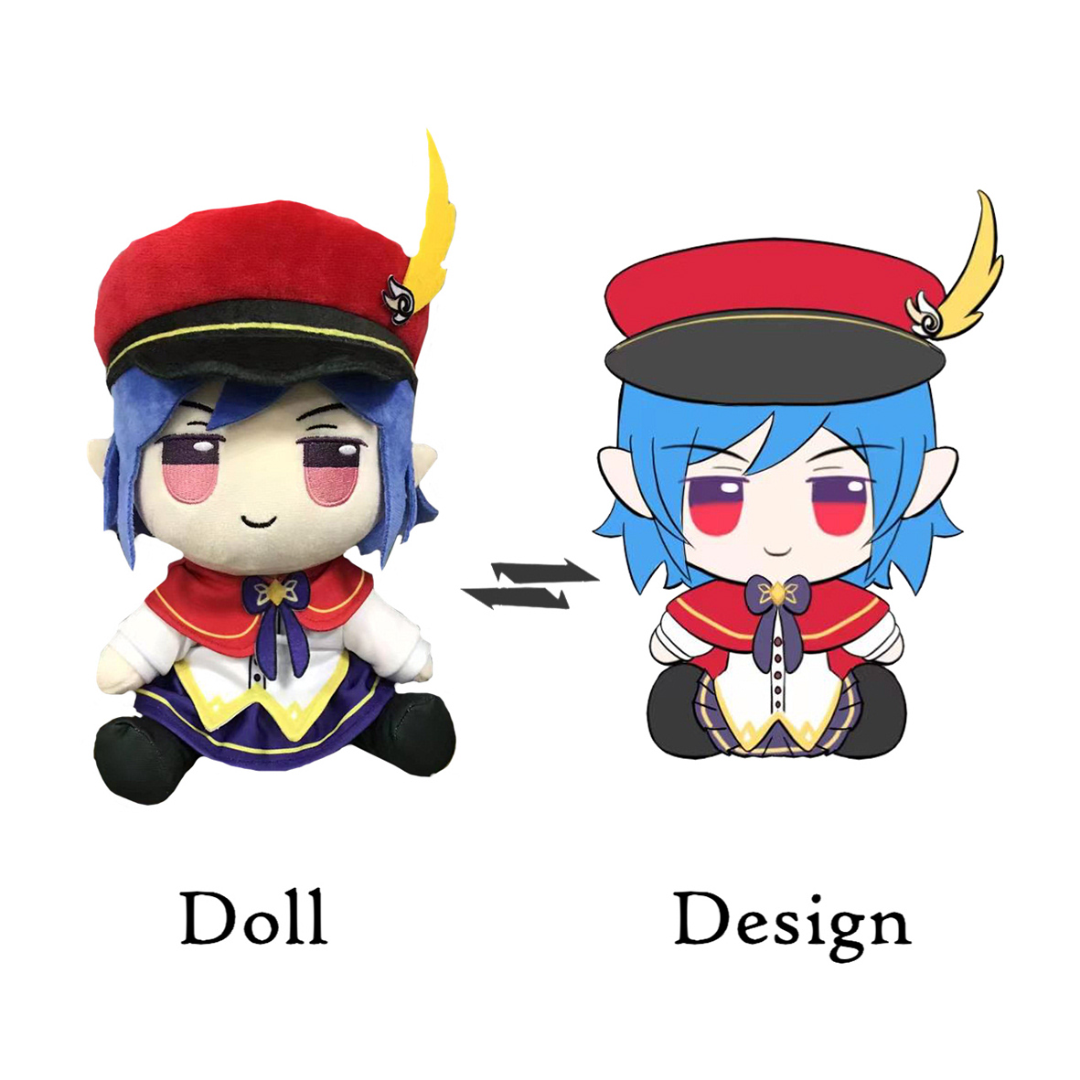 Anime characters plush figure toys Hot Sale Anime cartoon Plush figure Toys soft plush dolls for kids toys