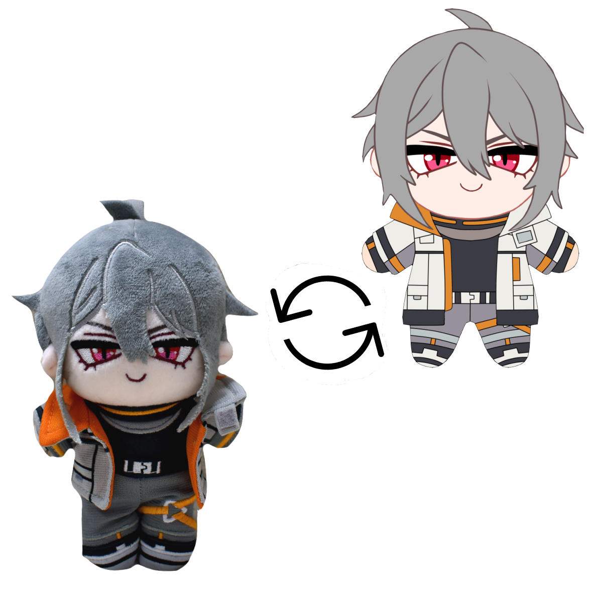 Anime characters plush figure toys Hot Sale Anime cartoon Plush figure Toys soft plush dolls for kids toys