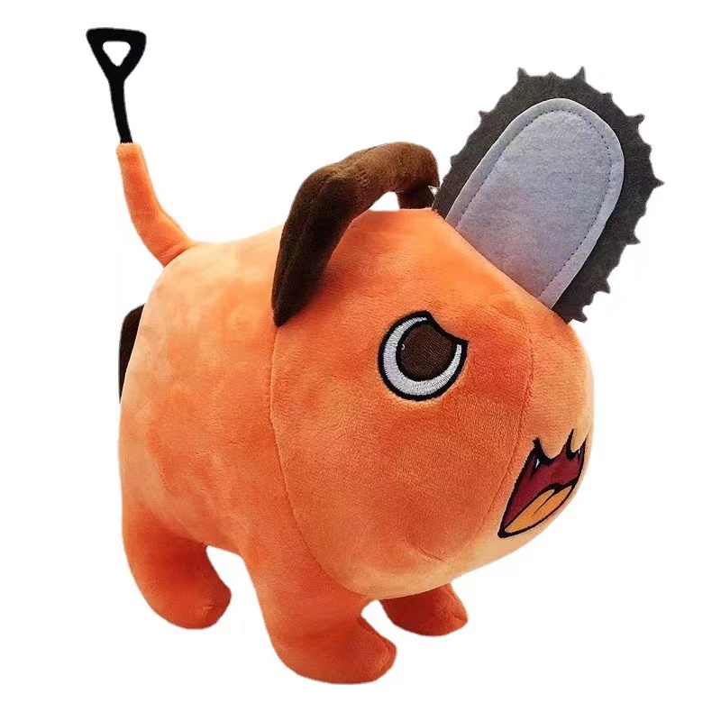HUAYI Japanese Cartoon Stuffed Figure Toys Anime Cosplay Plush Dolls 10 inches Chainsaw Man Figure plush toy