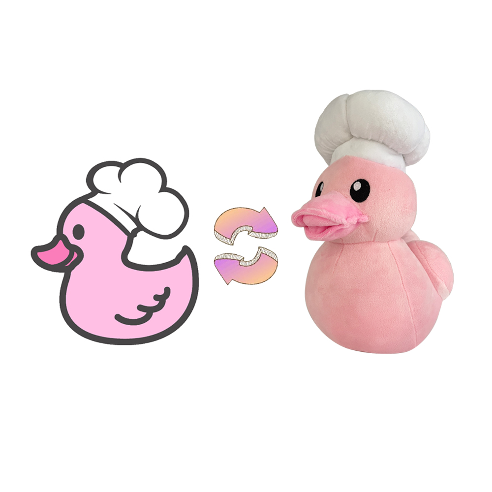  Adorable animal Plushies  plush Dolls Keychain Small Size Plush Keychain doll make your own design