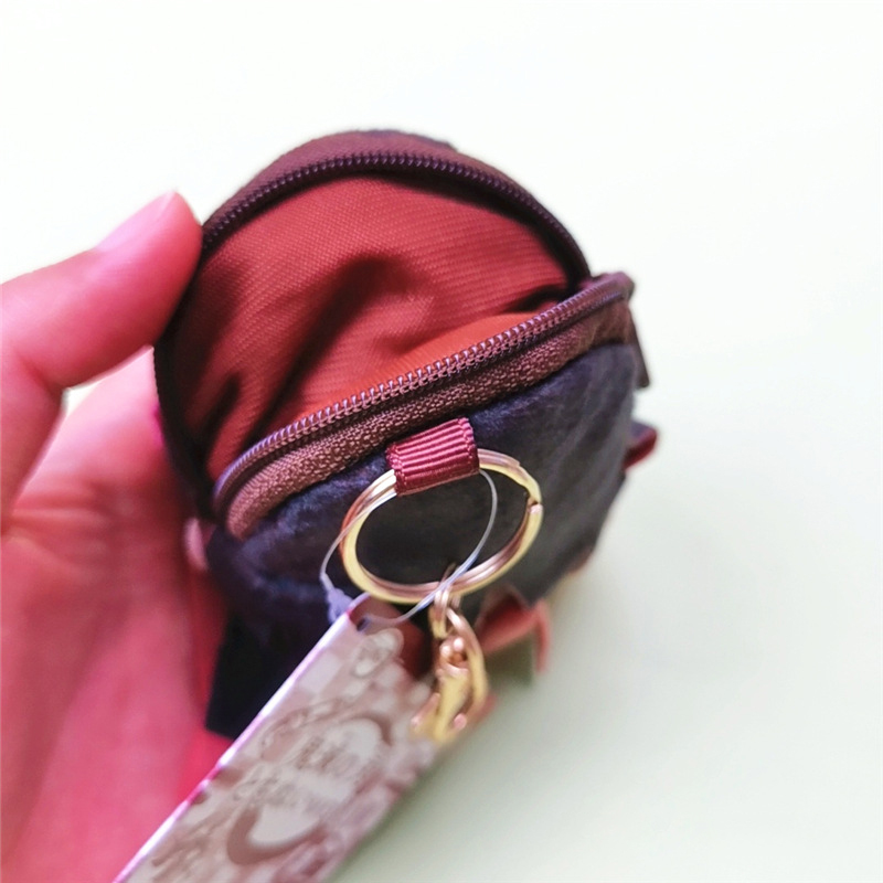 9cm Anime Demon Slayer Plush Pendant Kimetsu No Yaiba Tanjiro Nezuko Plush Wallet Keychain Pendant Stuffed Plush Doll To