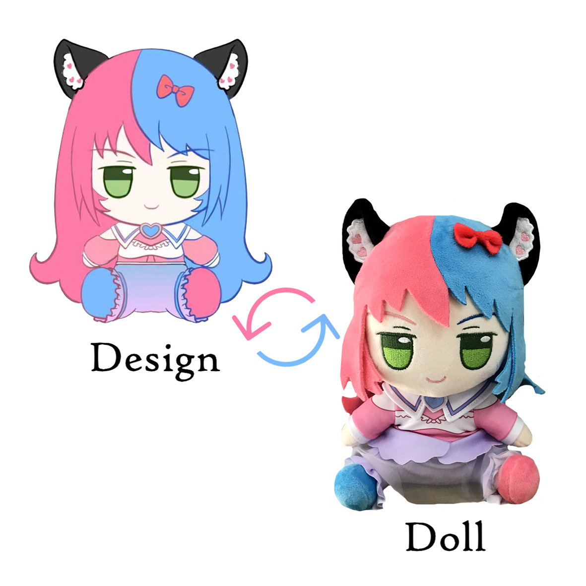 Anime Plush Doll Toy Stuffed Plushie Figures Keychain Decoration Kids Gifts Halloween Cosplay Props  plushie