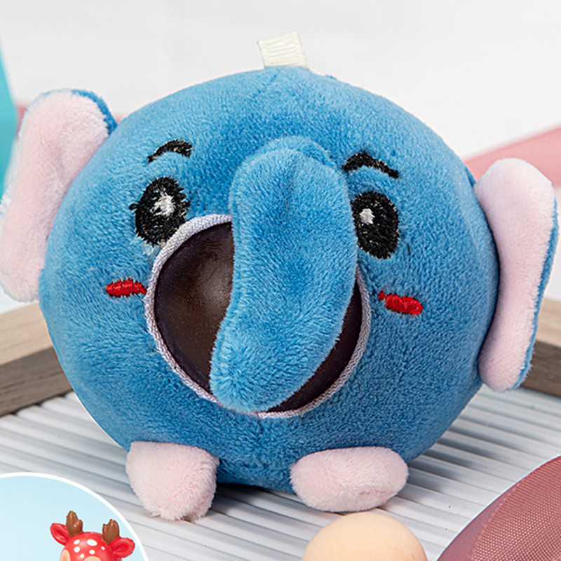 HUAYI hot selling Kawaii Cute Plush Toys Stuffed Animal Key Chain Doll Squeeze Toys For Kids