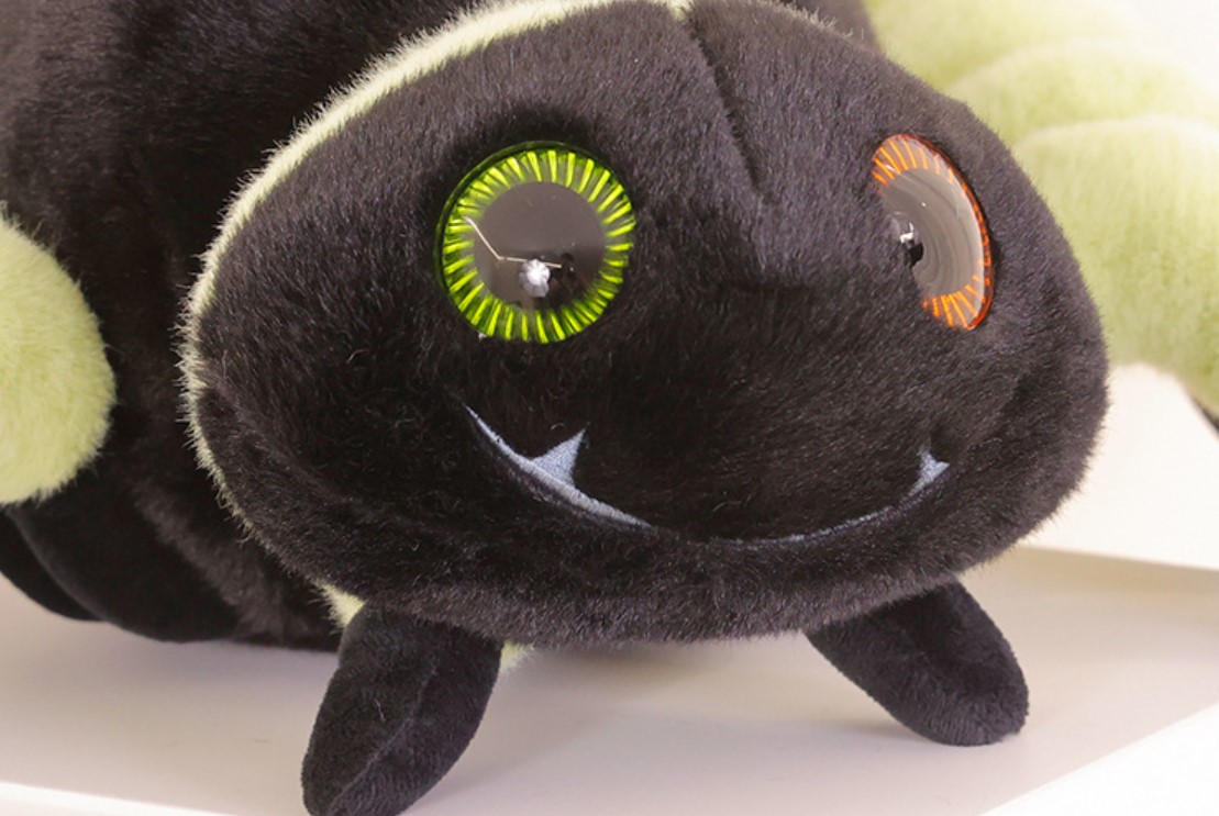 Plushible Halloween Stuffed Animal Cute Fuzzy Black Plushie Spider Plush Toy  for Halloween