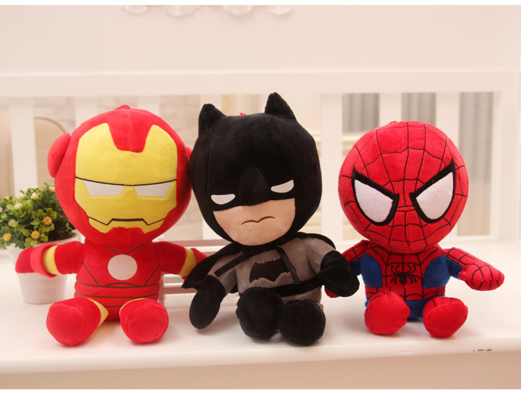  Collection aven ger Plush Toy SpiderMan Super Plush Toys Superheroes Plush Toys Captain Cartoon Figure