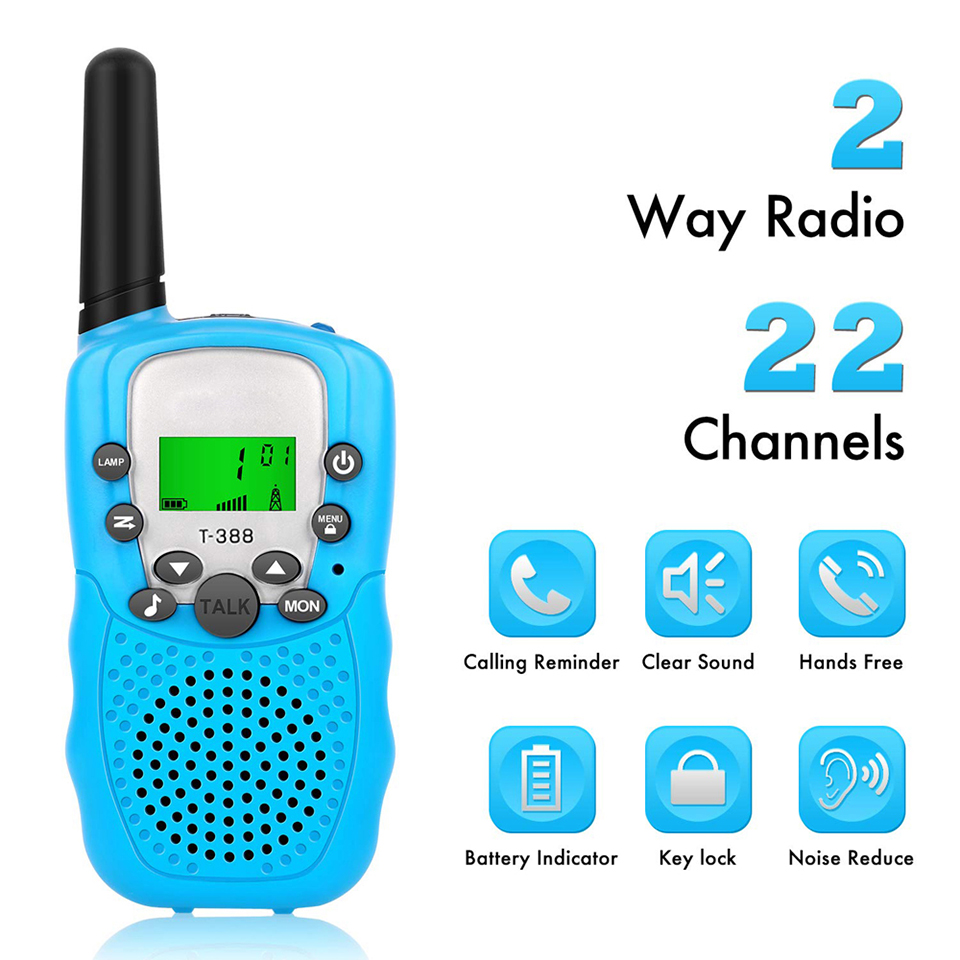 Shenzhen T388 Toy Handheld X025 Kids Walkie Talkies 2 Pack Walkie-Talkies For Children