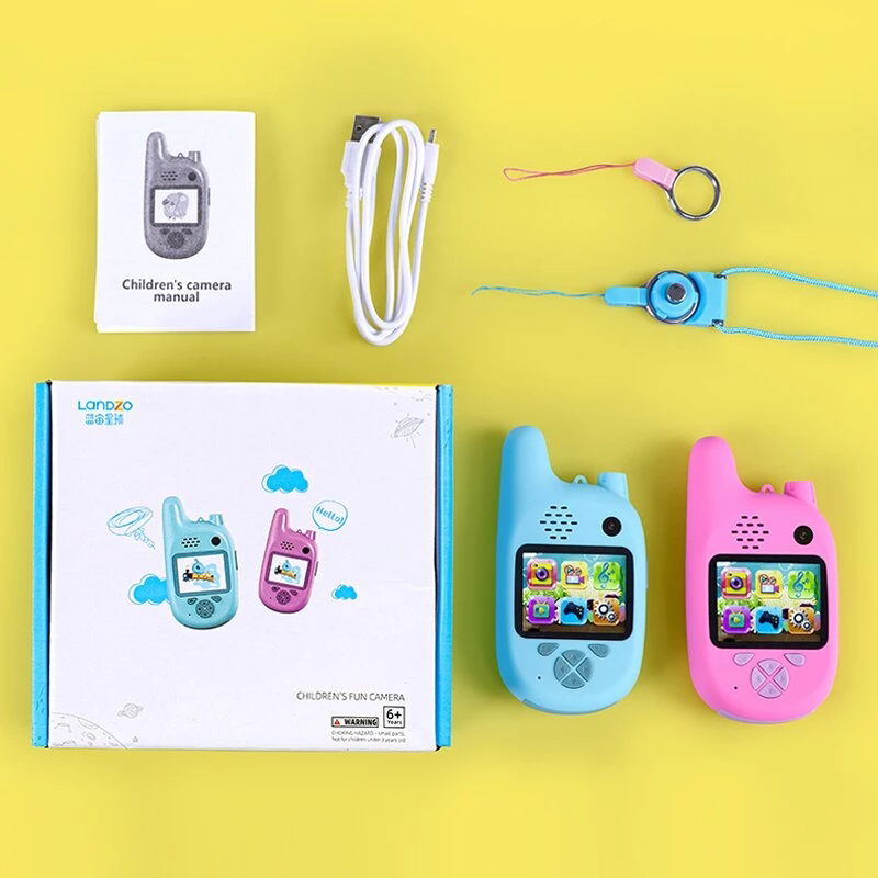 Walkie talkies kids digital camera two ways radio toy walkie talkie kids camera HD1080P Kids walkie talkie